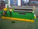 3 Roll Plate Rolling Machine For 12mm Thickness 300mm Width Plate , 11KW Motor Power